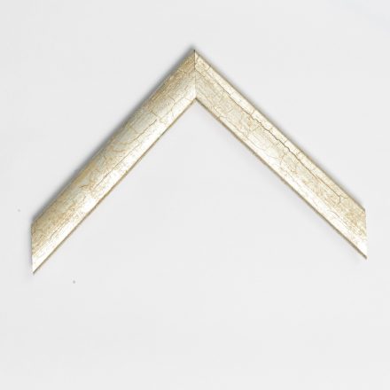 A34/36 - repedezett ezüst képkeretléc