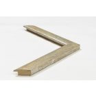 A34/36 - repedezett ezüst képkeretléc