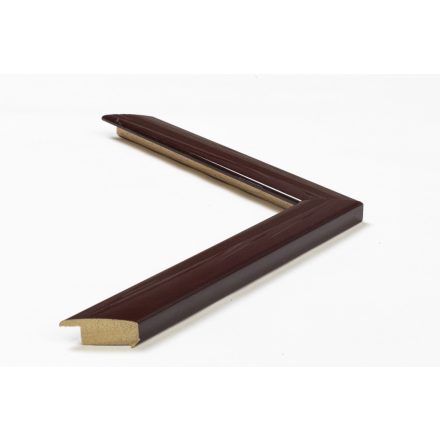 A34 G6 - magasfényű bordó képkeretléc