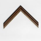 A570/1 - barna képkeretléc aranycsíkkal
