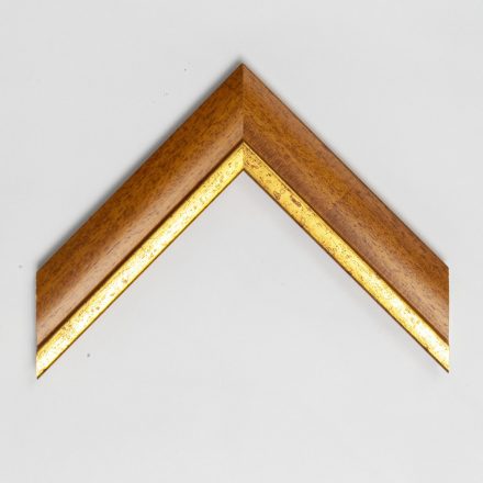 A778/3 - mustár képkeretléc aranycsíkkal