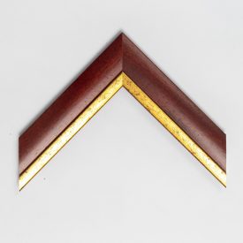 A778/5 - mahagóni képkeretléc aranycsíkkal