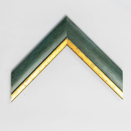 A778/6 - kék képkeretléc aranycsíkkal