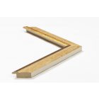 A779/27 - bézs képkeretléc aranycsíkkal