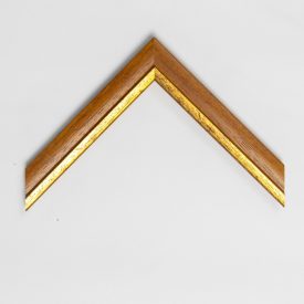 A779/3 - mustár képkeretléc aranycsíkkal