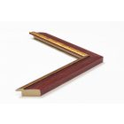 A779/5 - mahagóni képkeretléc aranycsíkkal 